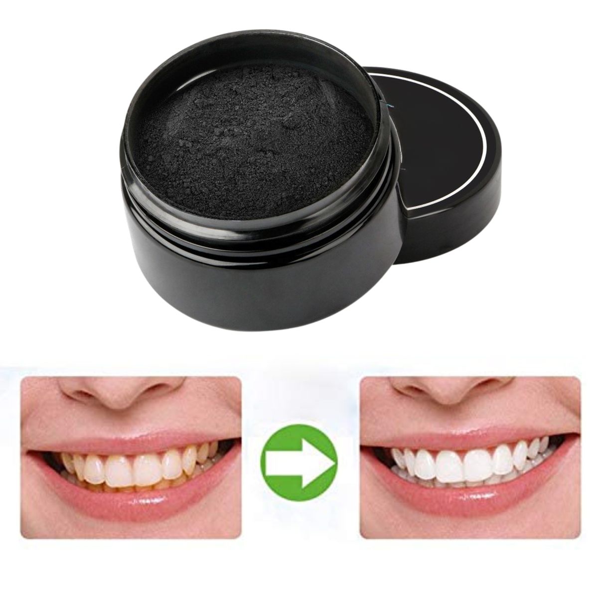 MOVI - Blanqueador Dental Natural con Carbón - Sonríe con confianza