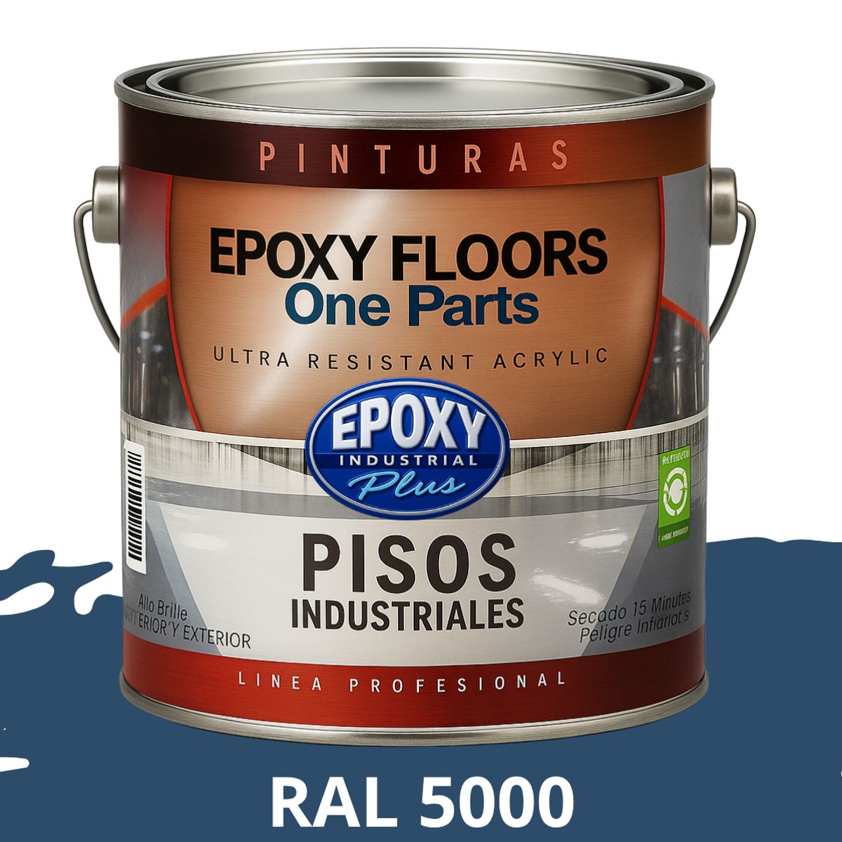 EPOXY - PINTURA ALTO TRANSITO - EPOXY FLOORS - GALÓN  RAL 5004