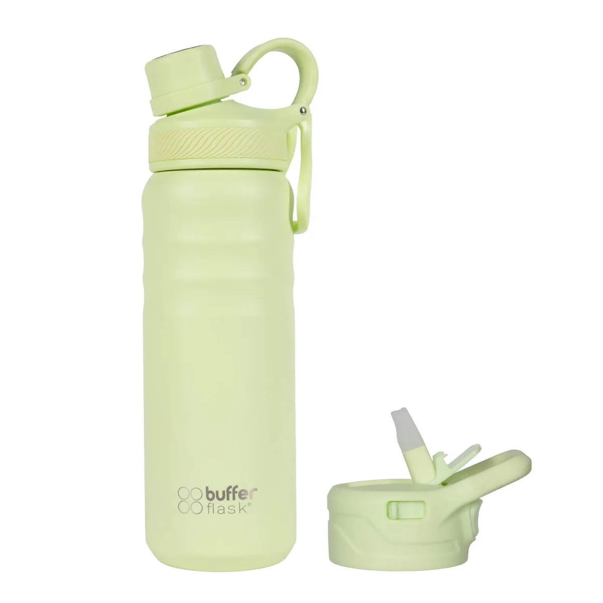 BUFFER FLASK - Termo Botella Agua Termica Acero Inox Buffer - Verde lima