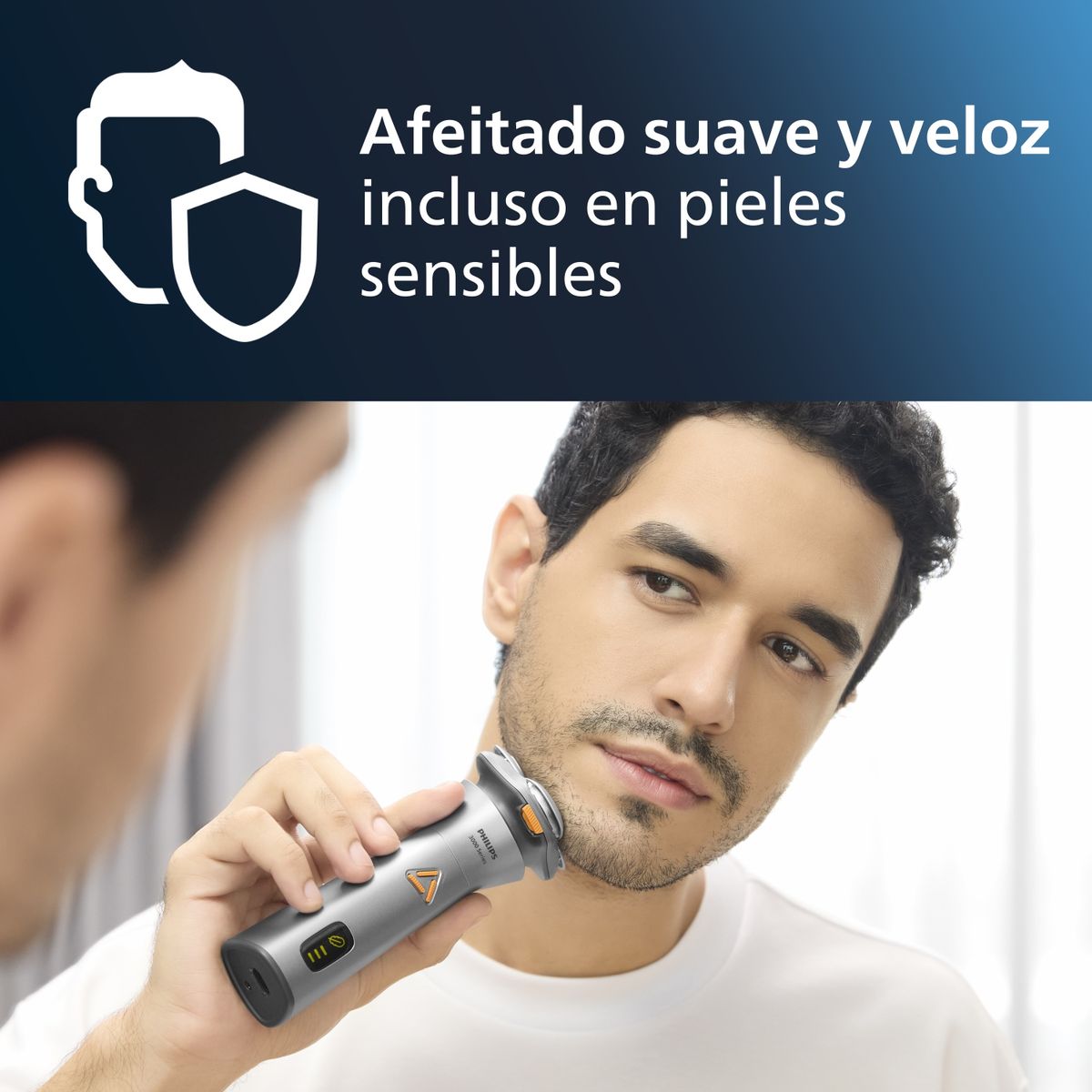 PHILIPS - Afeitadora Philips Serie 3000 en Húmedo y Seco S3882/00