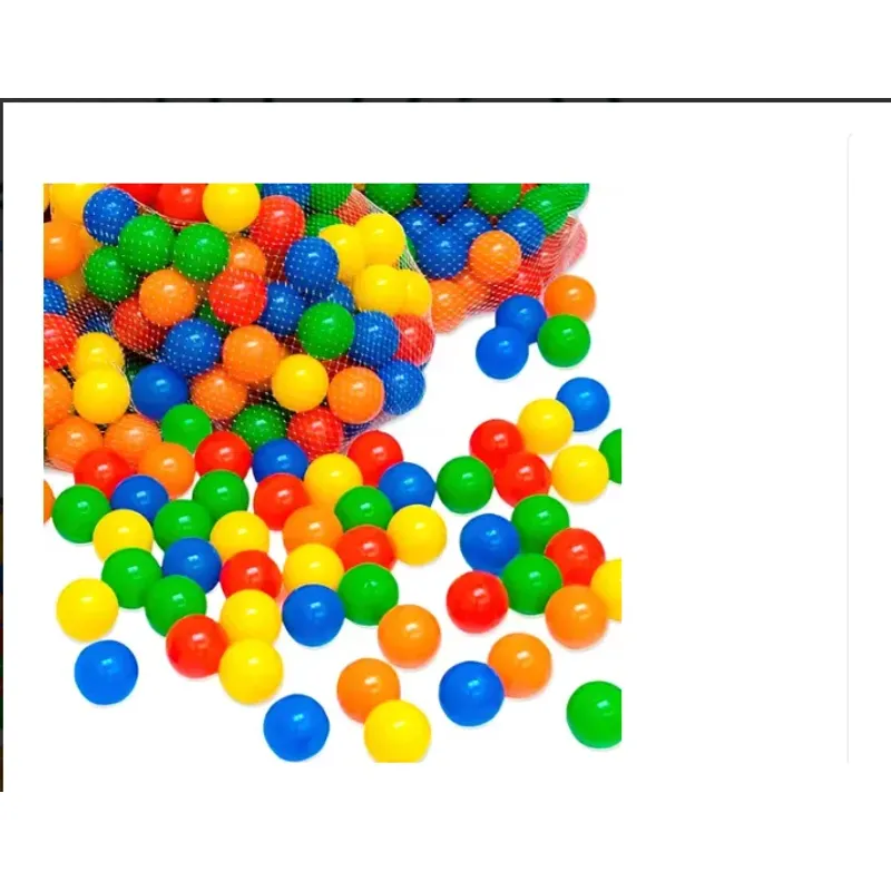 GENERICO - Pack Pelotas Plásticas Para Piscina Colores Surtidos