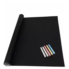 MOVI - Pizarra Adhesiva Negra para Tiza Lienzo Creativo