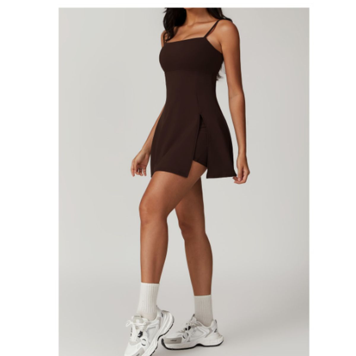 VELVET - Vestido Deportivo Aurora Marron Mujer