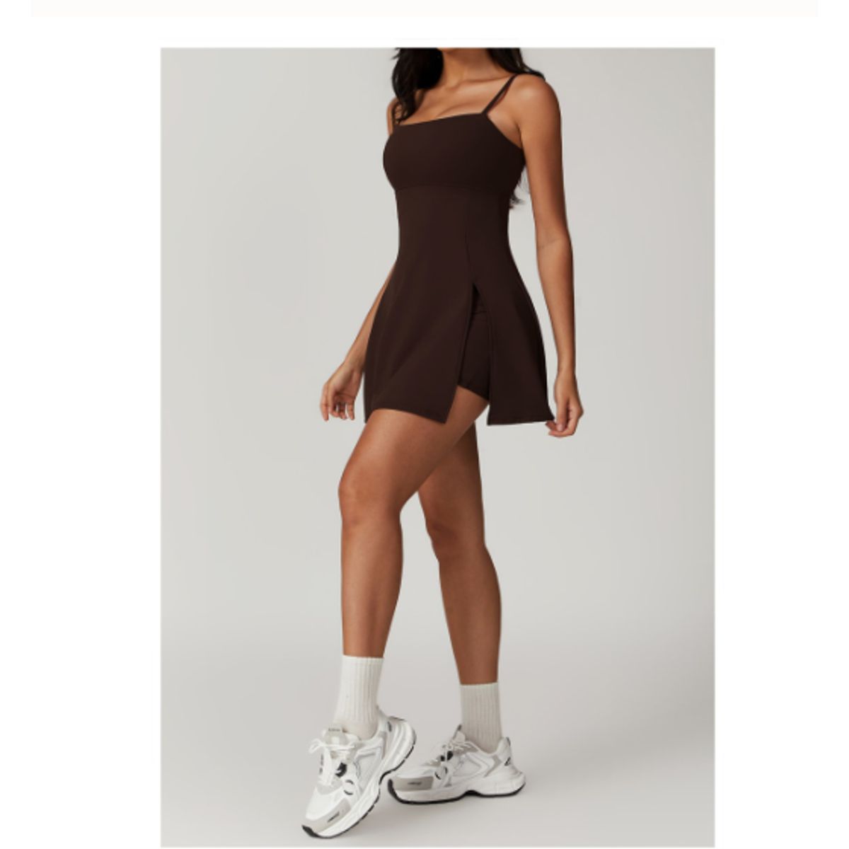 VELVET - Vestido Deportivo Aurora Marron Mujer