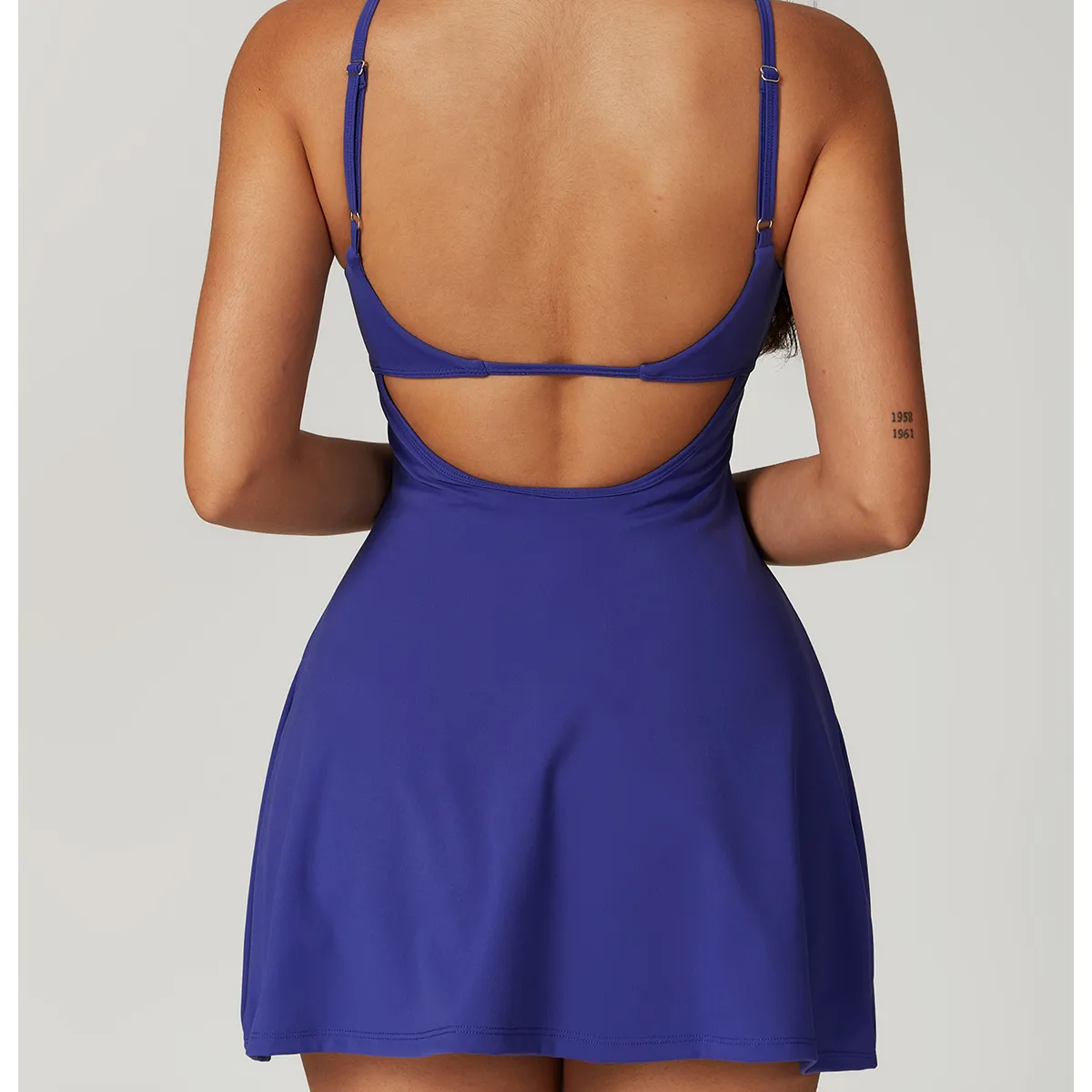 VELVET - Vestido Deportivo Aurora Azul Mujer