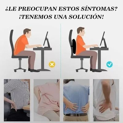 Imagen 2 del producto Cojin Con Memoria Ortopedico Lumbar Sillas Asiento Automovil