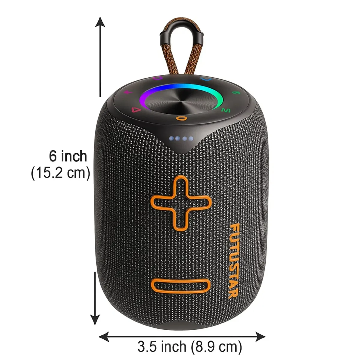 CRUSEC - Parlante Bluetooth Portatil Inalambrico Altavoz Subwoofer