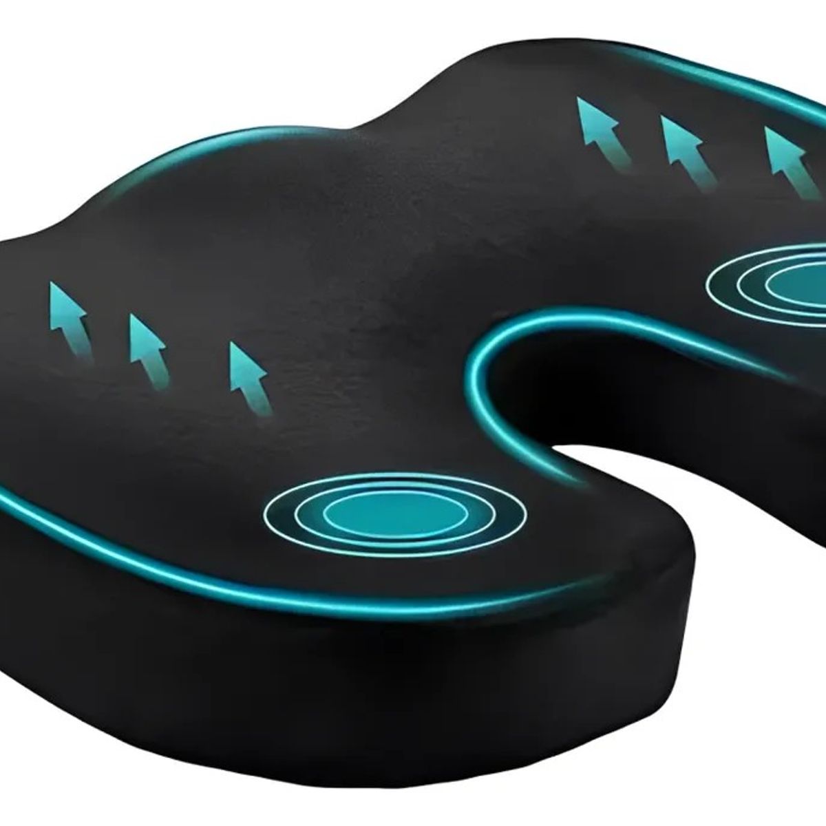 GENERICO - Cojín Coxis Ergonómico Con Memoria Asiento Ortopédico