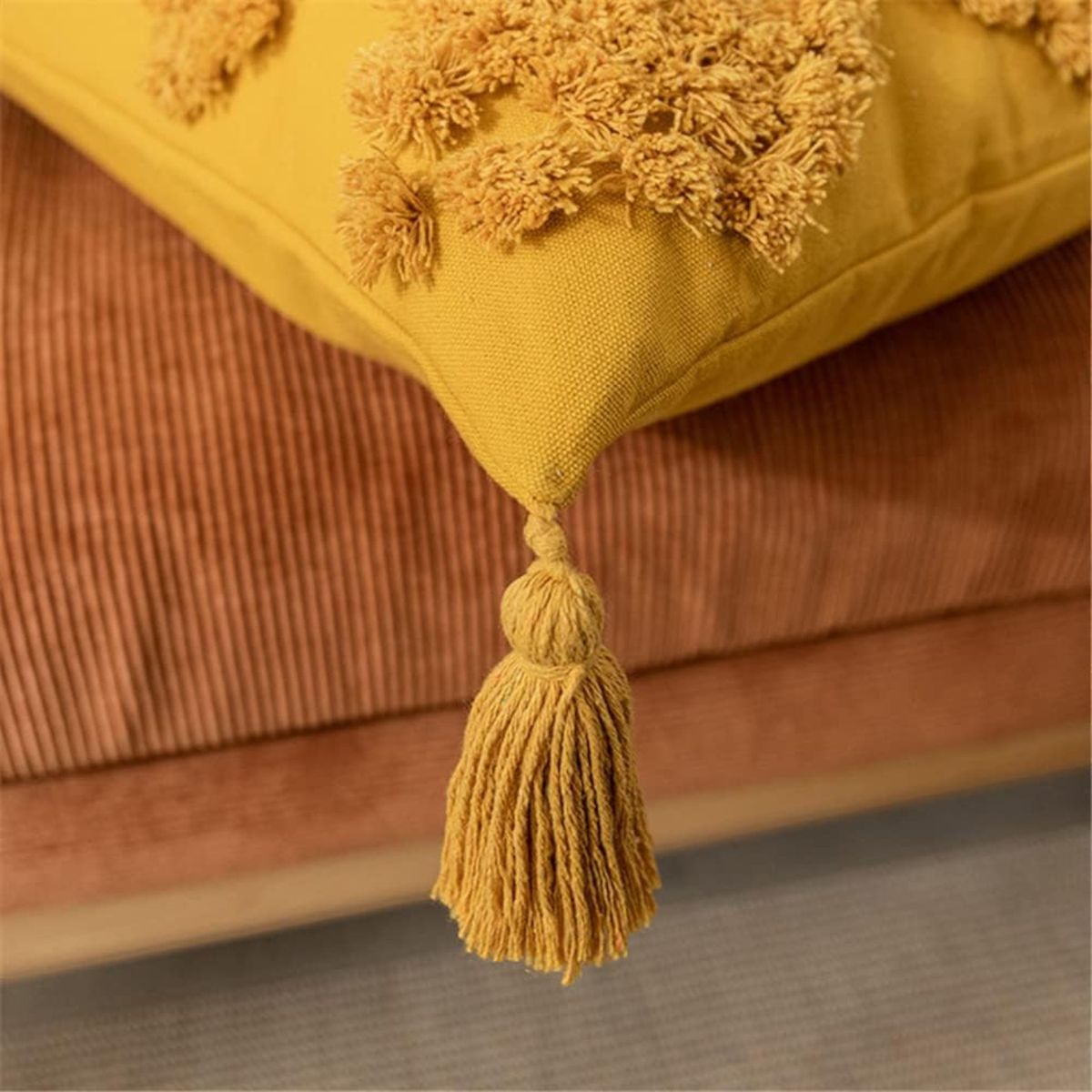 GENERICO - Pack de 02 Fundas De Cojin Decorativa Diseño Boho 30x50 cm md17