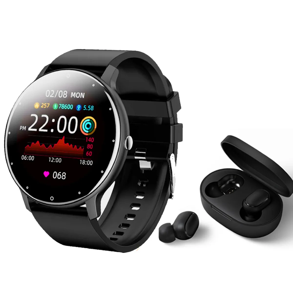 XIAOMI - Xiaomi Airdots 2 Tws Bluetooth y Toumi Fit 2 Reloj inteligente