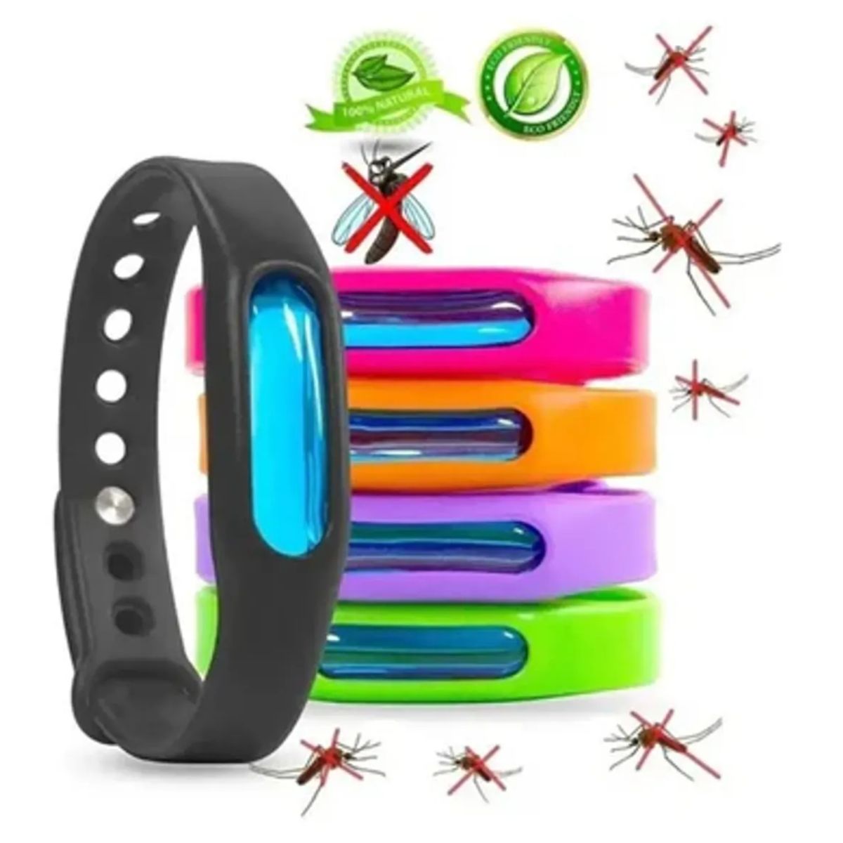 MOVI - Set 4 Pulseras Repelentes Naturales: Protección sin químico