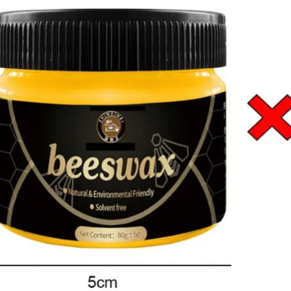 GENERICO - Pack 2 Cera Depilatoria De Abejas 100% Orgánico Natural Para Muebles