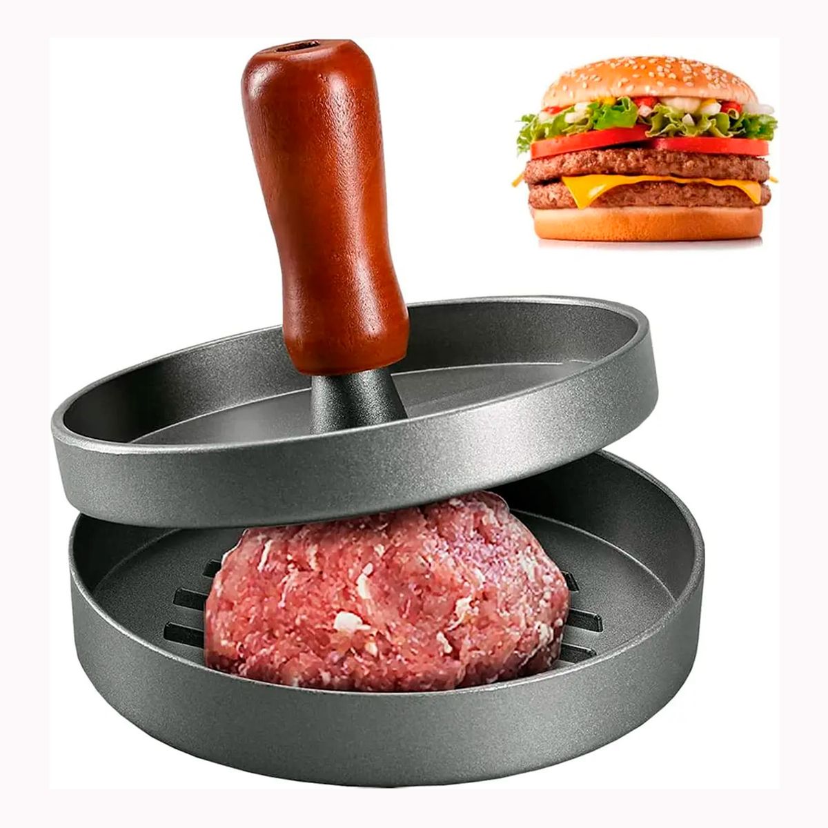 GENERICO - Prensa Para Hamburguesas Asado Parrilla