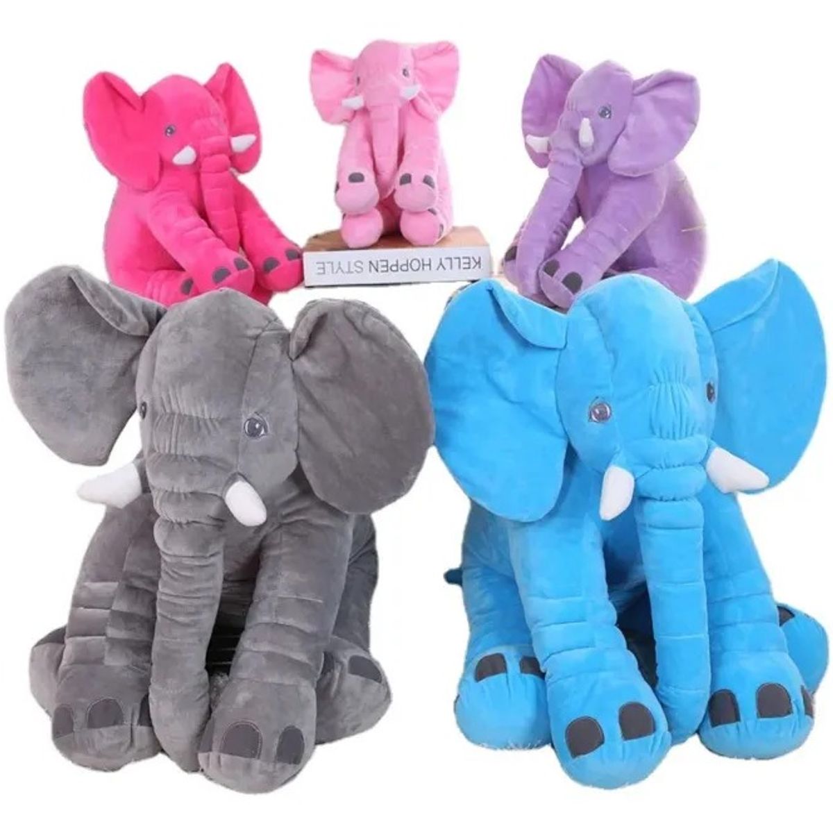 GENERICO - Cojin Elefante De Apego Peluche Bebés Y Niños Almohada