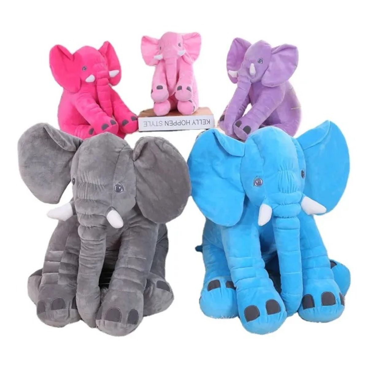 GENERICO - Cojin Elefante De Apego Peluche Bebés Y Niños Almohada