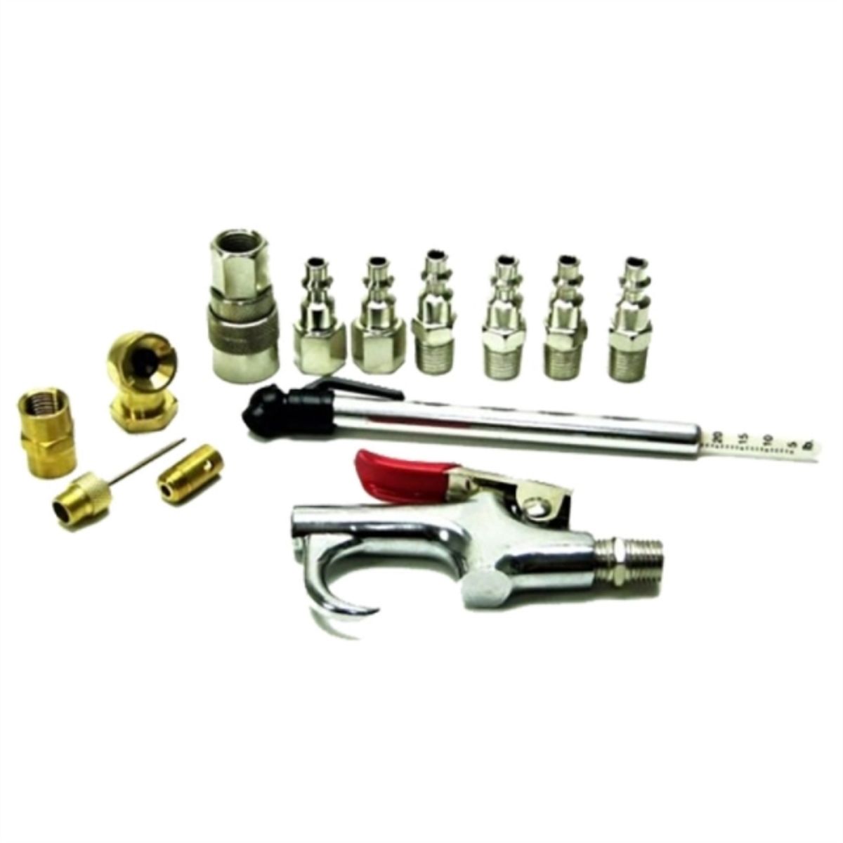 INDURA - Juego accesorios para compresor 14 piezas