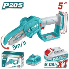 TOTAL - Motosierra 20v 5" + 1 bateria + cargador tgsli20581