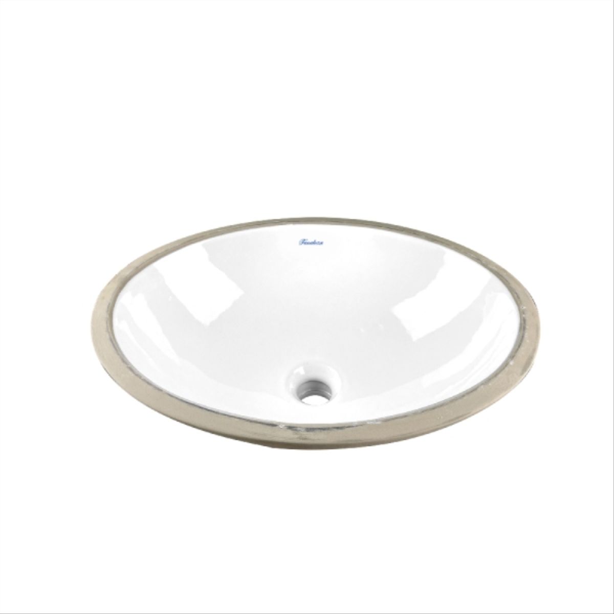 FANALOZA - Lavamanos bajo cubierta para mueble vanitorio 46x38x19,7 cm Cadiz