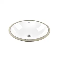 FANALOZA - Lavamanos bajo cubierta para mueble vanitorio 46x38x19,7 cm Cadiz