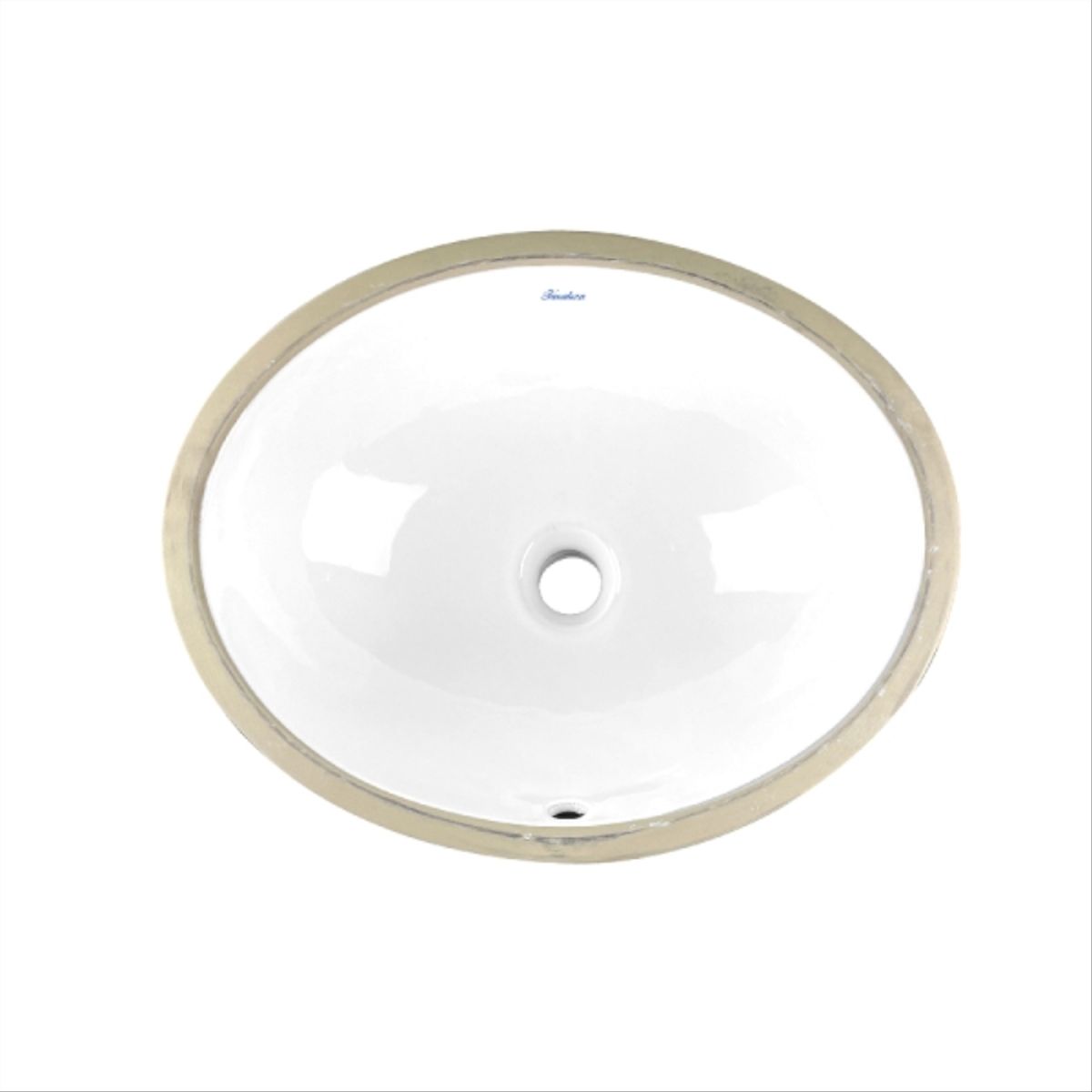 FANALOZA - Lavamanos bajo cubierta para mueble vanitorio 46x38x19,7 cm Cadiz