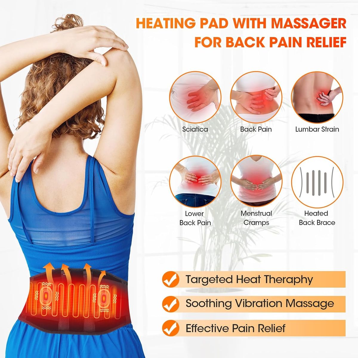 MOVI - FAJA LUMBAR TERAPIACON CALOR Y BOLSILLO PARA GEL DE FRIO