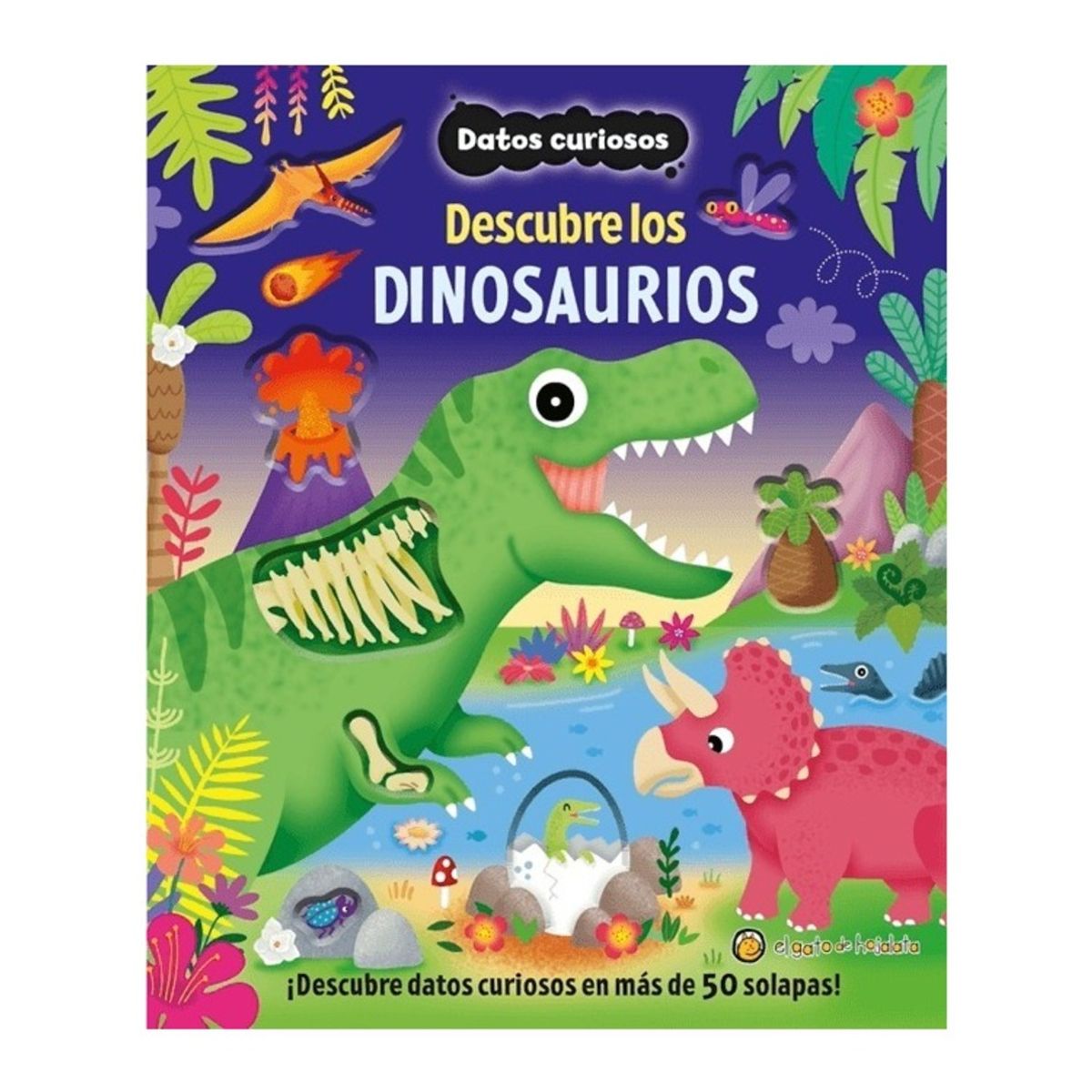 TOP10BOOKS - LIBRO Descubre Los Dinosaurios *datos Curiosos*