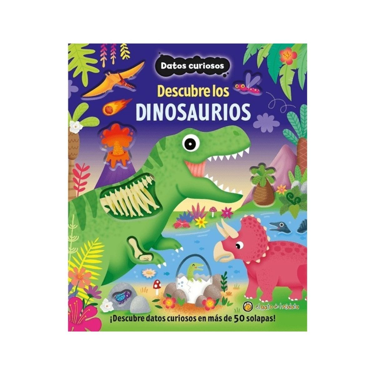 TOP10BOOKS - LIBRO Descubre Los Dinosaurios *datos Curiosos*