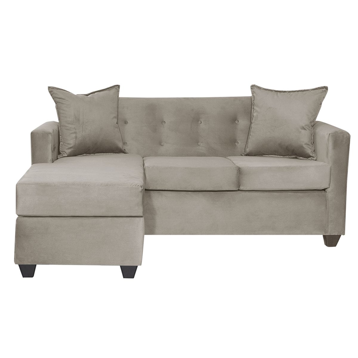 MASEL - Seccional  Intercambiable  Gramado  Felpa Beige  170x130x83