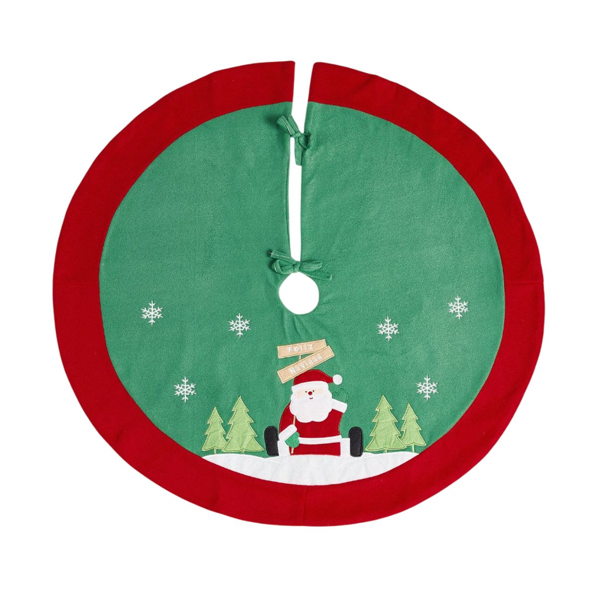 HERRERA MAISON - Pie de Arbol Navidad Santa 90 CM