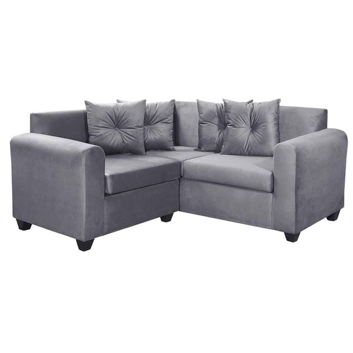 MASEL - Seccional Esquinero Recife Felpa Gris 160x160x78