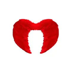 GENERICO - Alas de Ángel Pluma 80 X 60 Cm Rojo 1 Unidad