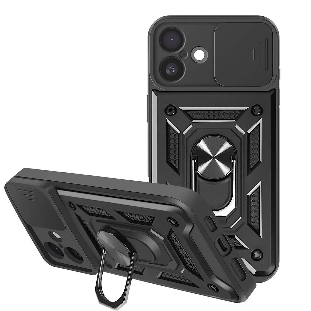 GENERICO - Carcasa Armor Con Anillo Para iPhone 17 Normal
