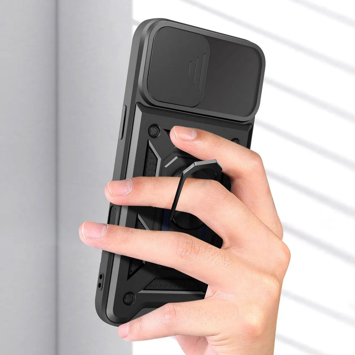GENERICO - Carcasa Armor Con Anillo Para iPhone 17 Normal