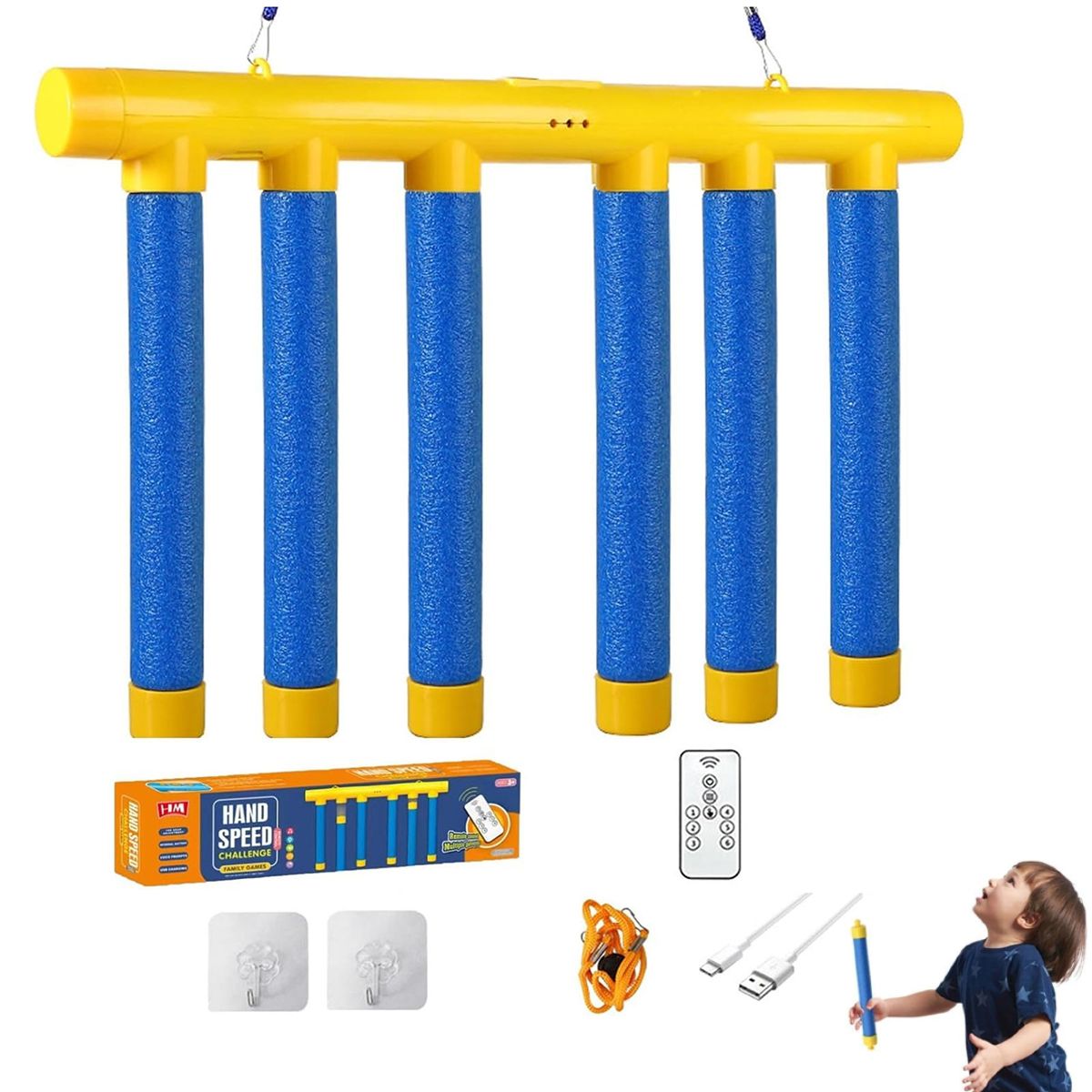 ATURE - Juego Desafío Con Juguete Agarrador Ajuste De 3 Velocidades