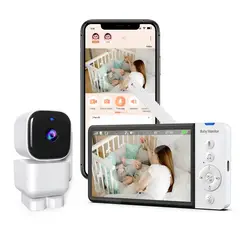 LUBABYCAS - Cámara Monitor Con APP 5″ 1920x1080P ABM720S