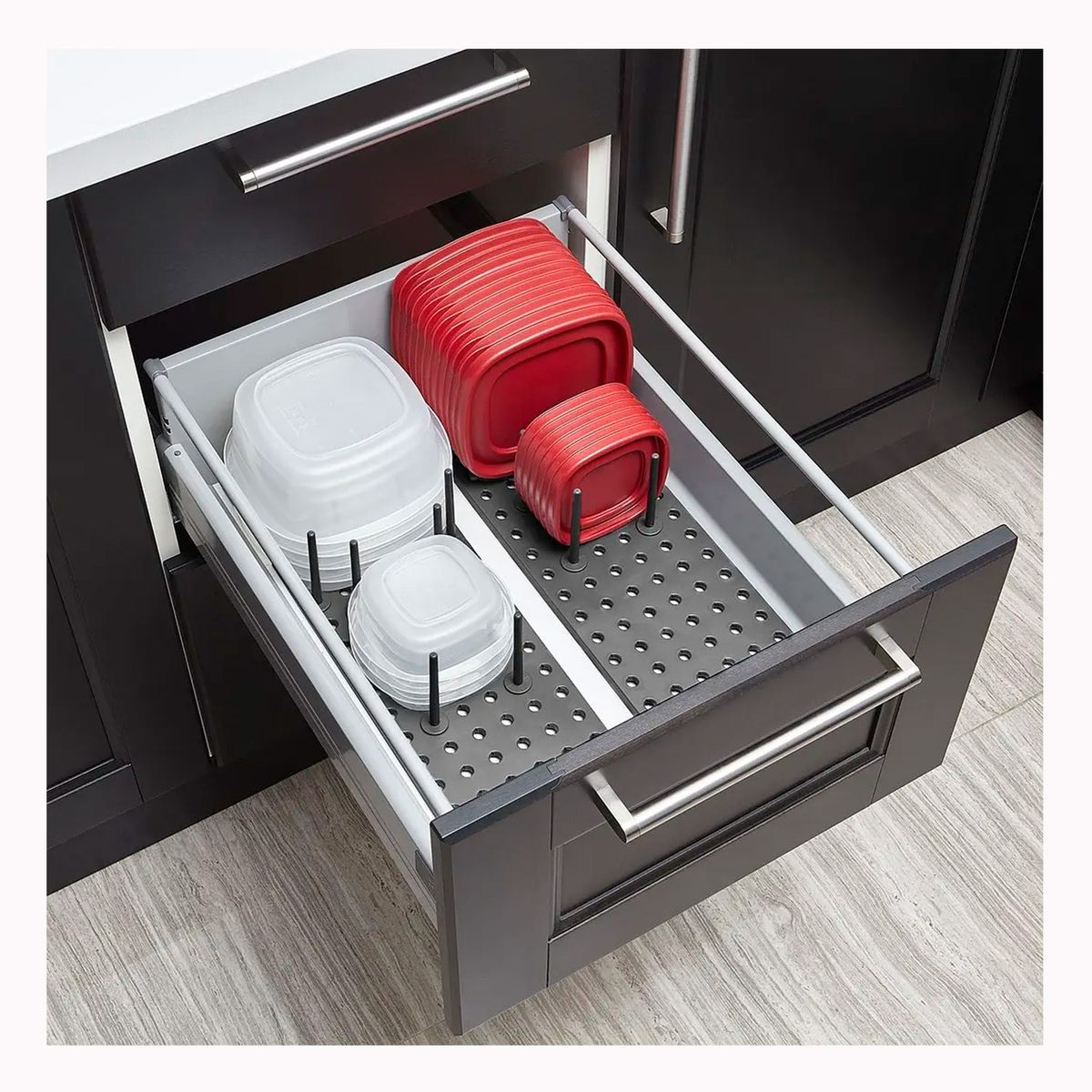 GENERICO - Set De 2 Estante Ajustable De Drenaje Cocina Tipo De Cajón