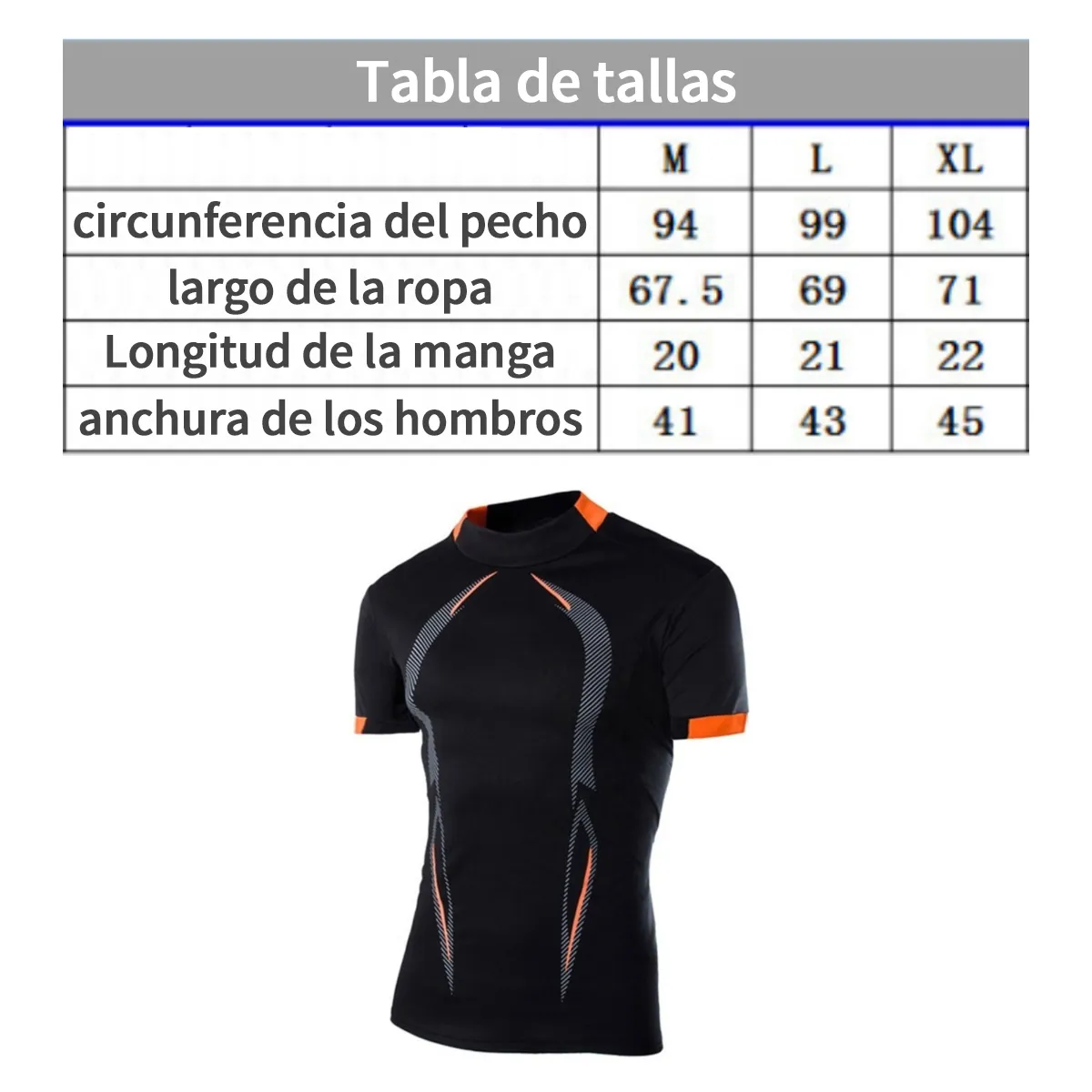 ATURE - Camiseta Deportiva Hombre Secado Rápido Para Gimnasio
