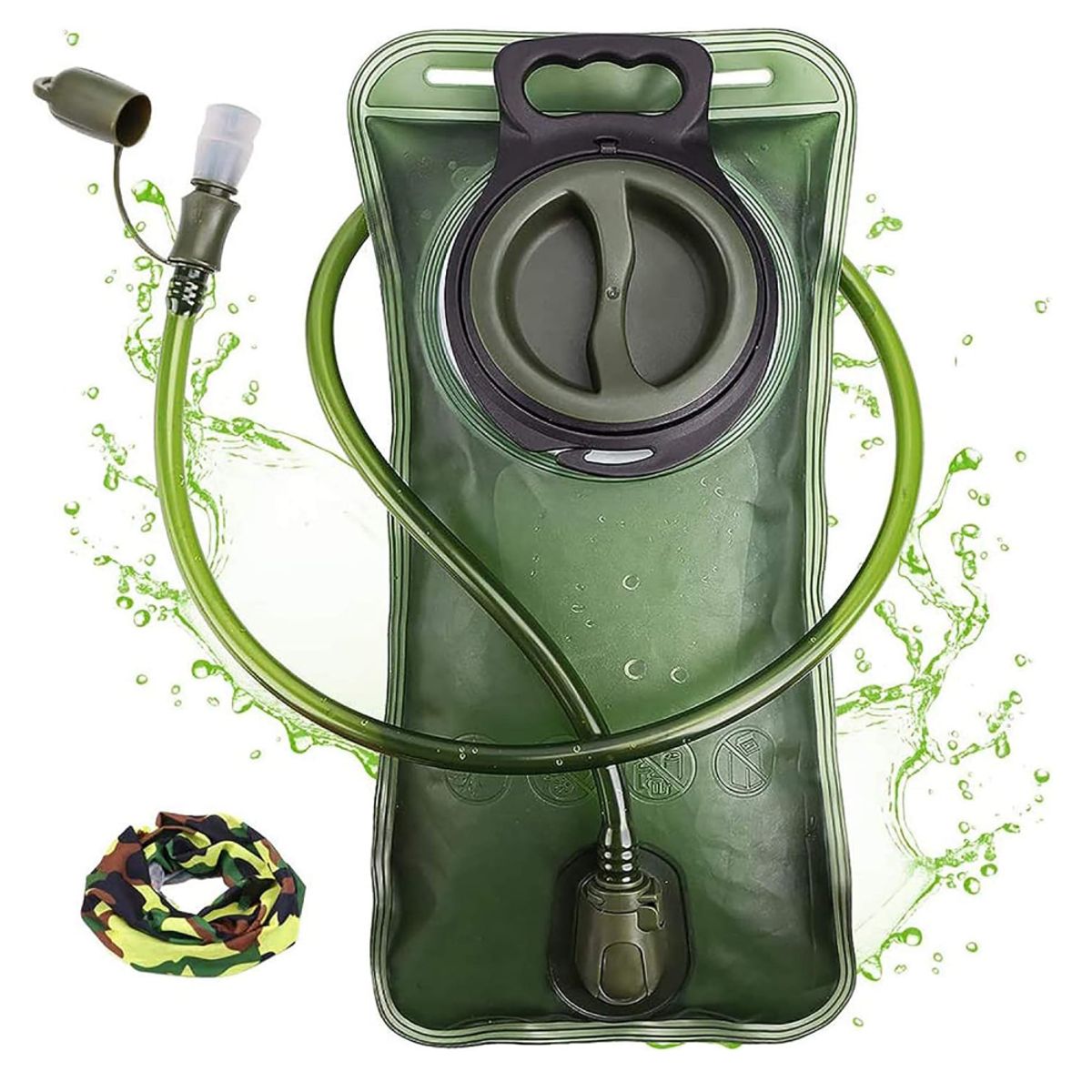 WELDMON - Bolsa de Hidratacion 2 Litros Vejiga de Senderismo