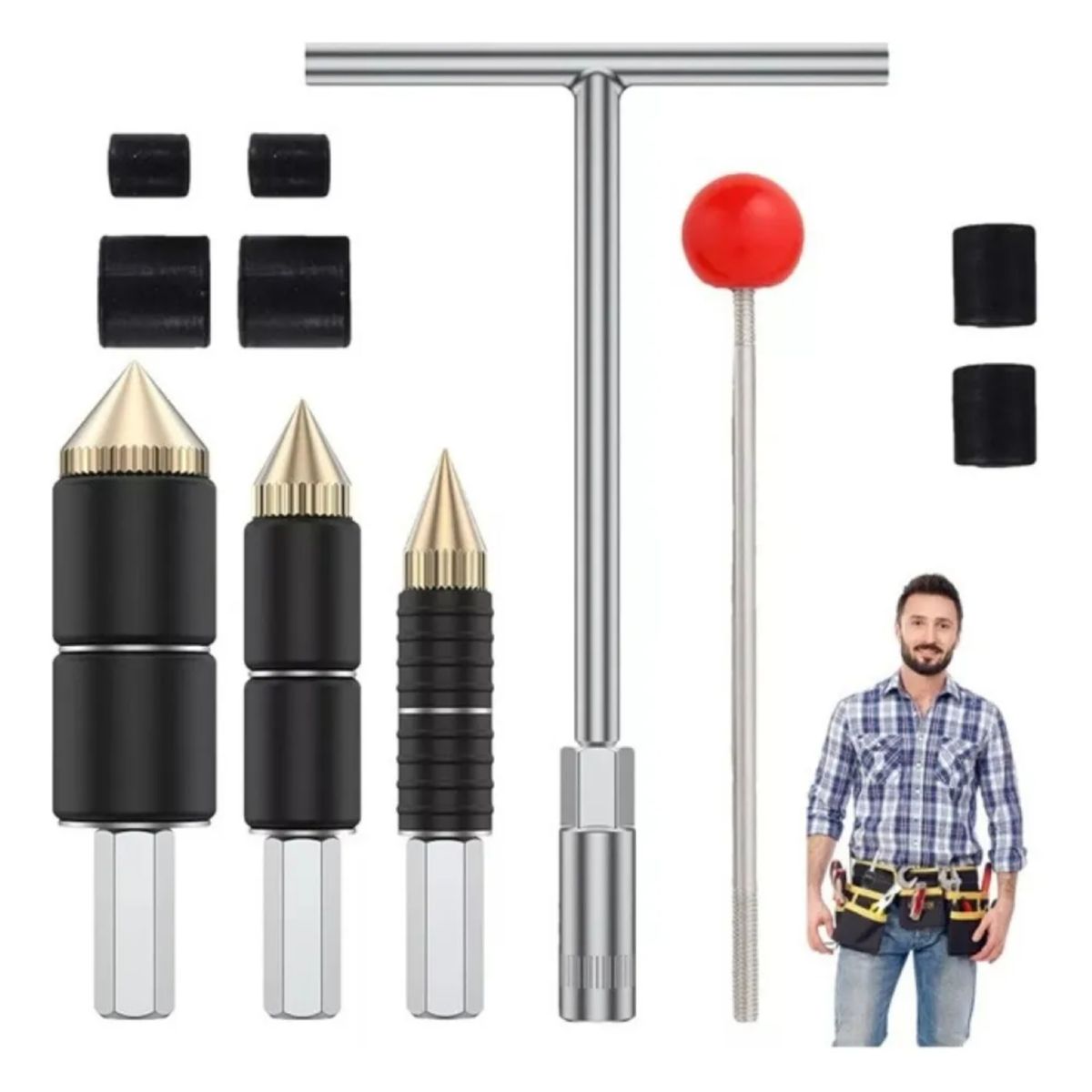 Kit Obturador De Agua Para Ppr Tuberías 1/2 3/4 Y 1, marca ATURE - Foto Principal