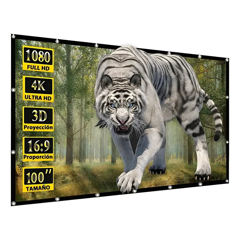 ATURE - Telones Para Proyector 100 Pulgadas Cortina 16:9