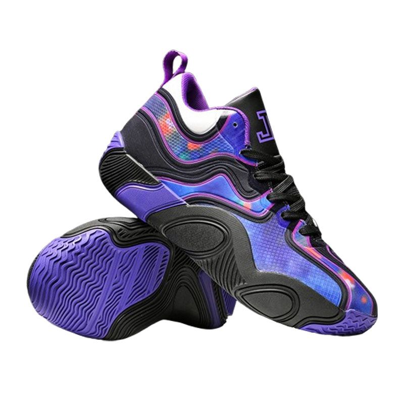 DANWEILE - Zapatilla de baloncesto duradera y práctica para niños y niñas Negro