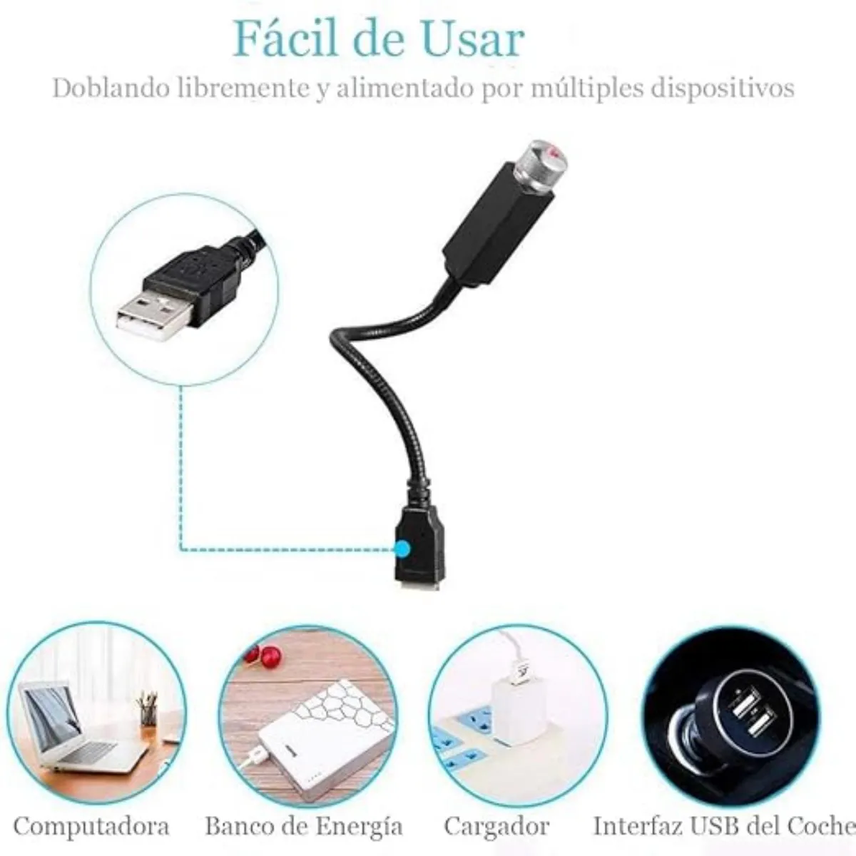 WELDMON - Led Luz Piso Interior Auto de Aluminio（Rojo）