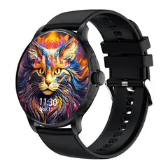 BRO TOUMI - Reloj Inteligente HK49 Bluetooth 1.43 Amoled-Negro