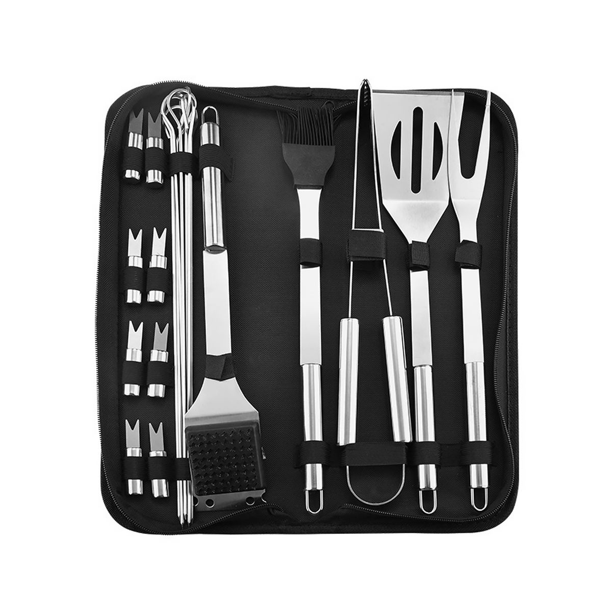 WELDMON - Utensilios para Barbacoa de 20 piezas