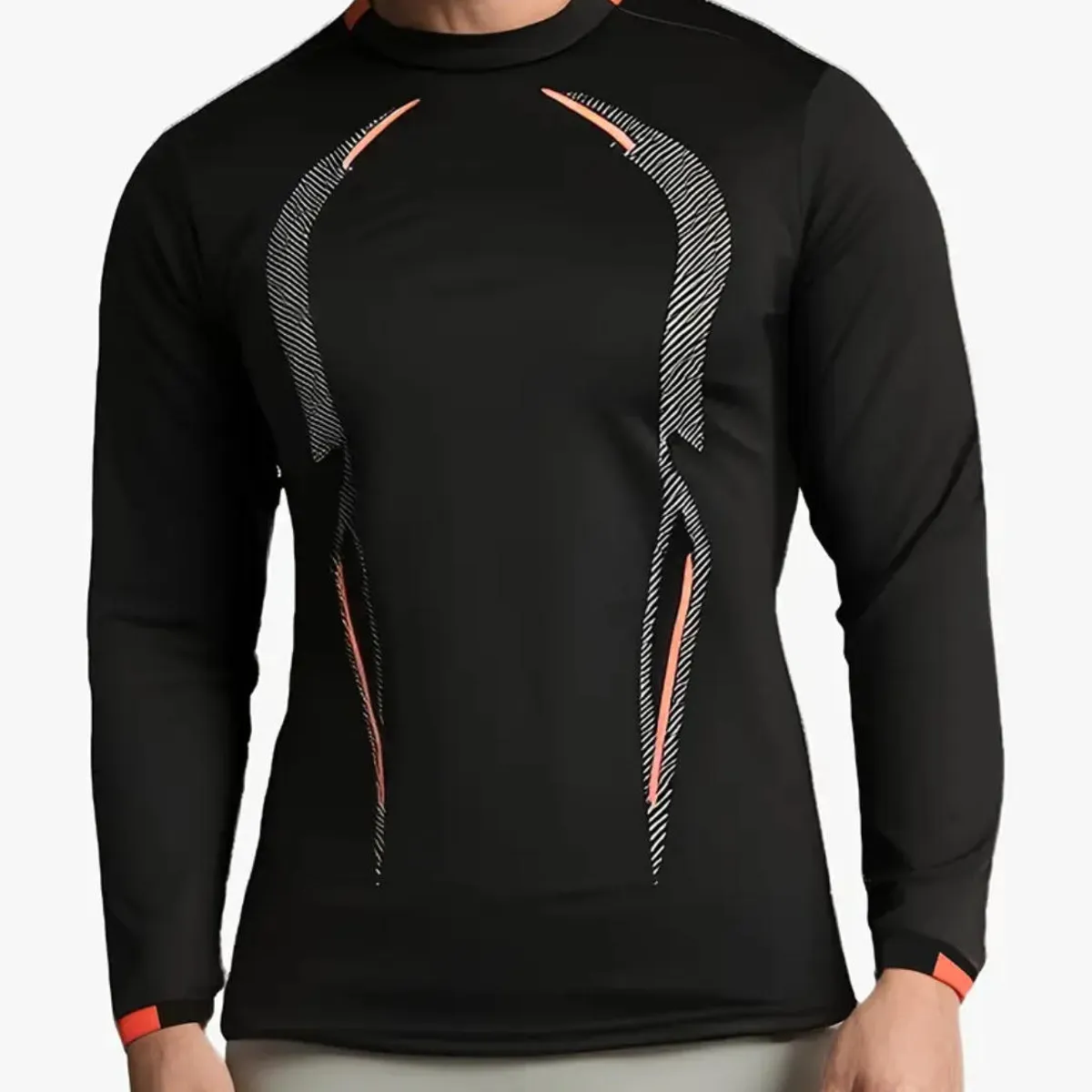 ATURE - Camiseta Deportiva Compresión Secado Rápido Manga Larga