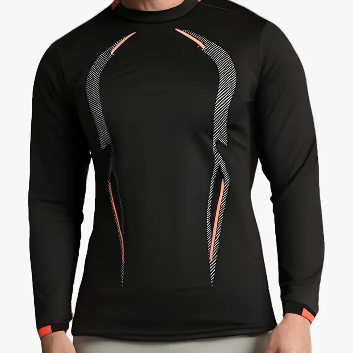 ATURE - Camiseta Deportiva Compresión Secado Rápido Manga Larga