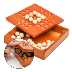 ATURE - Juego De Mesa Solitario Clasico Juego En Madera Didáctico