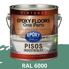 EPOXY - PINTURA ALTO TRANSITO - FLOORS - GALÓN RAL 6000