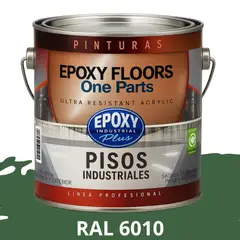 EPOXY - PINTURA ALTO TRANSITO - FLOORS - GALÓN RAL 6010