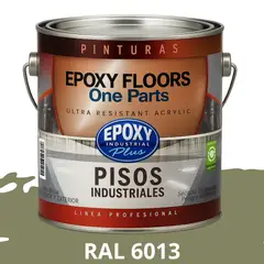 EPOXY - PINTURA ALTO TRANSITO - FLOORS - GALÓN RAL 6013
